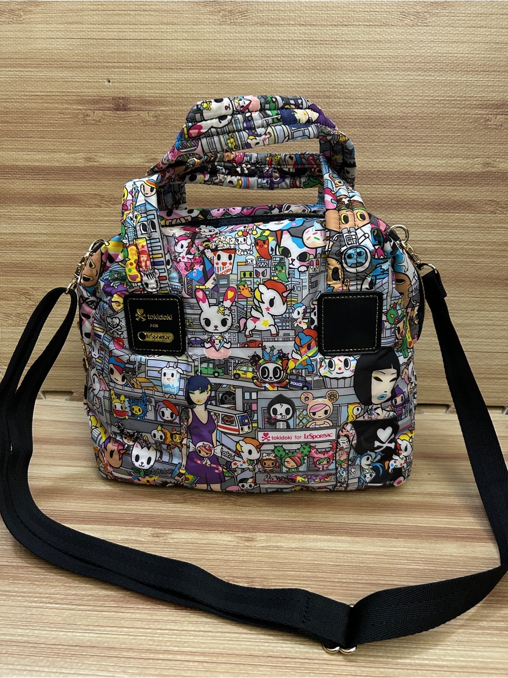 tokidoki for LeSportsac Parigina Tokidopoli Satchel Bag 3286 P510